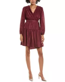 Платье-халат Taylor Shadow Stripe, красный