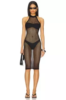 Платье-халтер Carmina Superdown, black