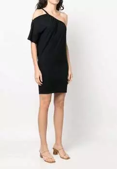 Платье Handra на одно плечо черного цвета IRO