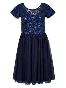 Платье happy girls by Eisend, темно-синий