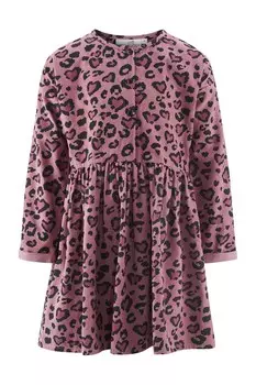 Платье happy girls Dress, цвет dusky pink/dark pink