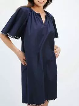 Платье Harbor Scallop в темно-синем цвете Navybleu