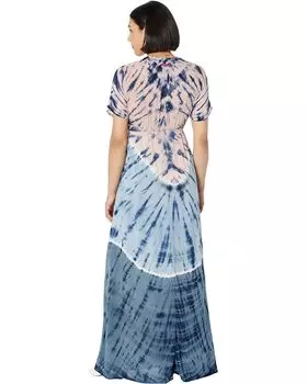 Платье Hard Tail Spa Maxi Dress, цвет V Dip-Dye # 1