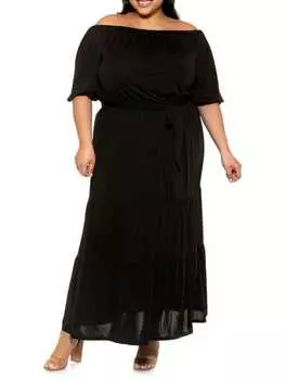 Платье Harlow Alexia Admor плюс макси, черный