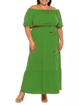 Платье Harlow Alexia Admor плюс макси, зеленый