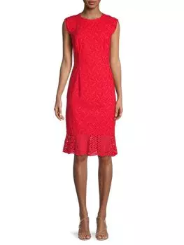 Платье harlow с люверсами Sachin &amp; Babi Red