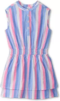 Платье Hatley Evening Sky Smocked Waist Dress, синий