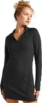 Платье Heather в рубчик Westside Beyond Yoga, цвет Black Heather