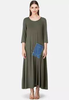 Платье HELMIDGE Maxi Maxi, хаки