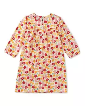 Платье-хенли с рукавами-фонариками Tea Collection, цвет multi