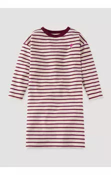 Платье Hessnatur Ringel, цвет weinrot