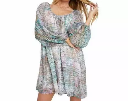 Платье Hideaway в разноцветной гальке Meet Me in Santorini, цвет multi pebble