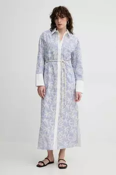 Платье хлопковое FILIRA Munthe, синий