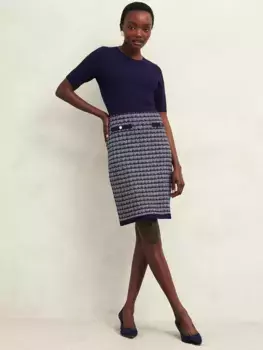 Платье Hobbs Audra Tweed, цвет midnight/multi