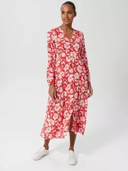 Платье Hobbs Petite Allison, красное