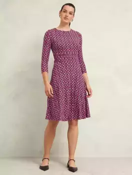 Платье Hobbs Petite Bayview Jersey, цвет pink/multi