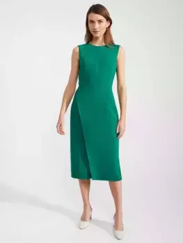 Платье Hobbs Petite Maura Knee Length, цвет malachite green