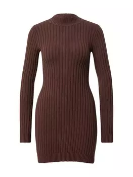 Платье HOLLISTER Knitted dress, цвет Chocolate
