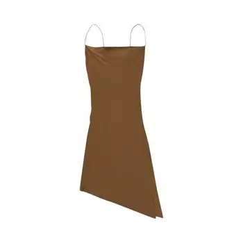 Платье Honor The Gift Notes Slip Dress Brown, коричневый