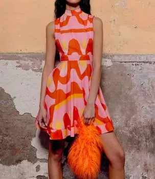 Платье Hortencia в розовом цвете De Loreta