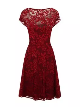 Платье HotSquash, рубиново-красный