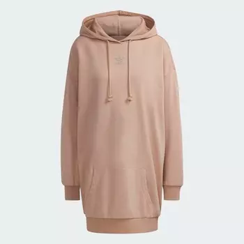 Платье-худи Adidas Originals 2000 Luxe, бежевый