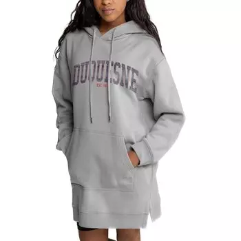 Платье-худи Gameday Couture Duquesne Dukes, серый