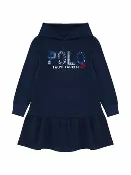 Платье-худи с логотипом Ralph Lauren