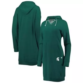 Платье-худи Touch Michigan State Spartans, зеленый