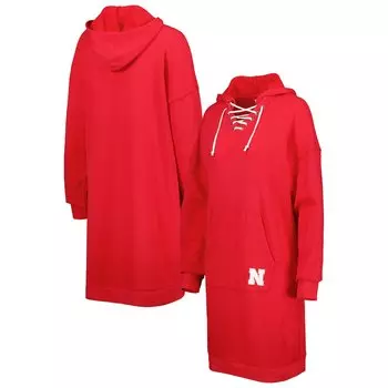 Платье-худи Touch Nebraska Huskers, алый