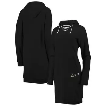 Платье-худи Touch Purdue Boilermakers, черный
