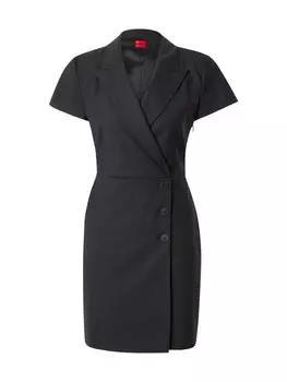 Платье HUGO Dress Kamelissa, черный