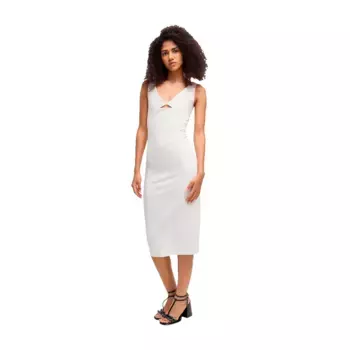 Платье HUGO Kabari 10248776 01 sleeveless midi, белый