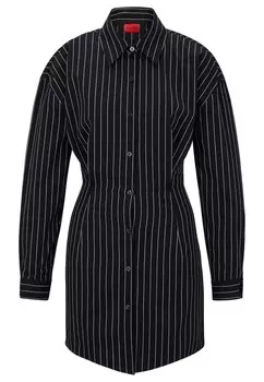 Платье HUGO KARENARA Regular Fit, черный
