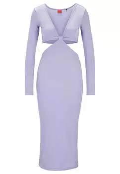 Платье HUGO NADJE Slim Fit, фиолетовый