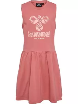 Платье Hummel Dress S/L Hmlgianna Mdchen, цвет CANYON ROSE