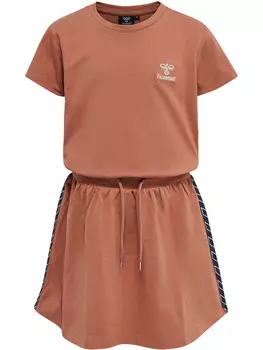 Платье Hummel S/S Hmlhedda Dress, цвет COPPER BROWN