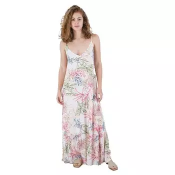 Платье Hurley Summer Palm Ruffle Maxi, белый
