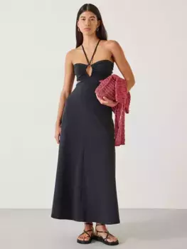 Платье HUSH Jemma Jersey Beach Maxi, черный