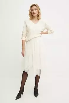 Платье и свитер Answear.Lab, бежевый