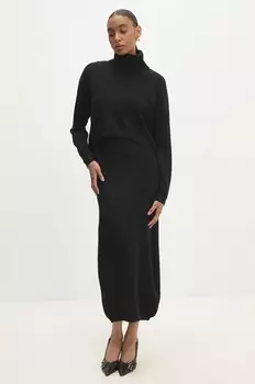 Платье и свитер Answear Lab, черный