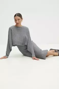 Платье и свитер Answear Lab, серый