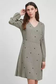 Платье ICHI A Linien, зеленый