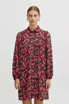 Платье ICHI Blusen, черный