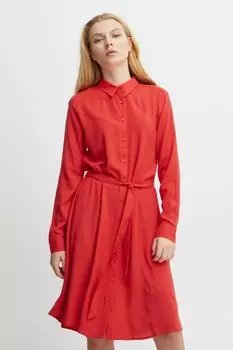 Платье ICHI Blusen, красный