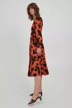 Платье ICHI Blusen, красный