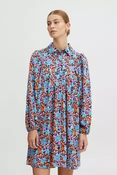 Платье ICHI Blusen, синий