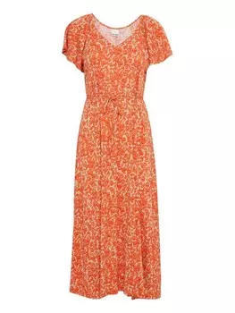 Платье ICHI Dress Aya, оранжевый