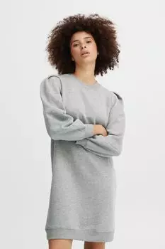 Платье ICHI IHMALO SW DR 20117342, серый