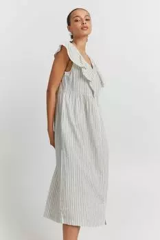 Платье ICHI Sommer, бежевый